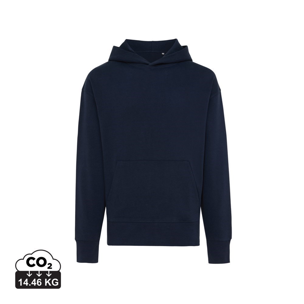 Iqoniq Yoho gerecycled katoen relaxed hoodie