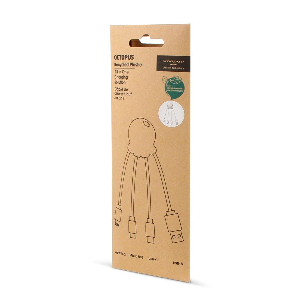 2087 | Xoopar Eco Octopus Charging cable 2087 | Xoopar Eco Octopus Charging cable