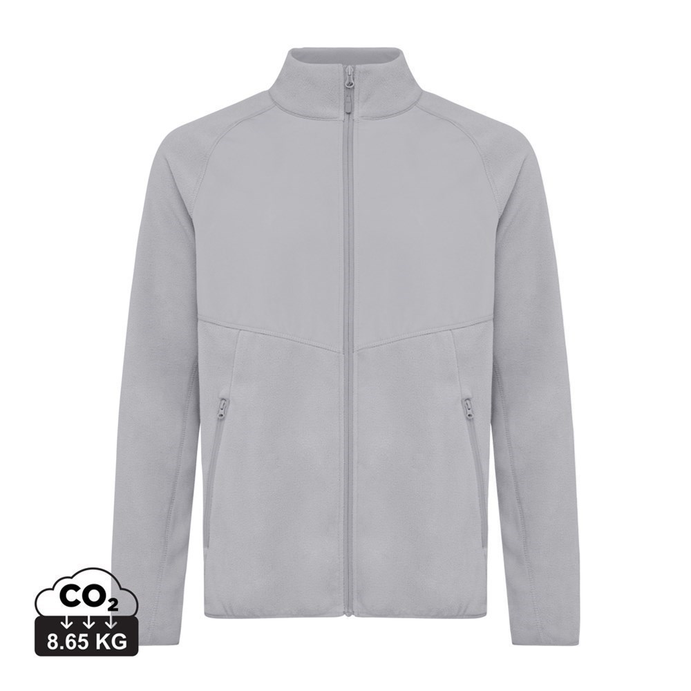 Iqoniq Talung gerecycled polyester fleece jas met rits