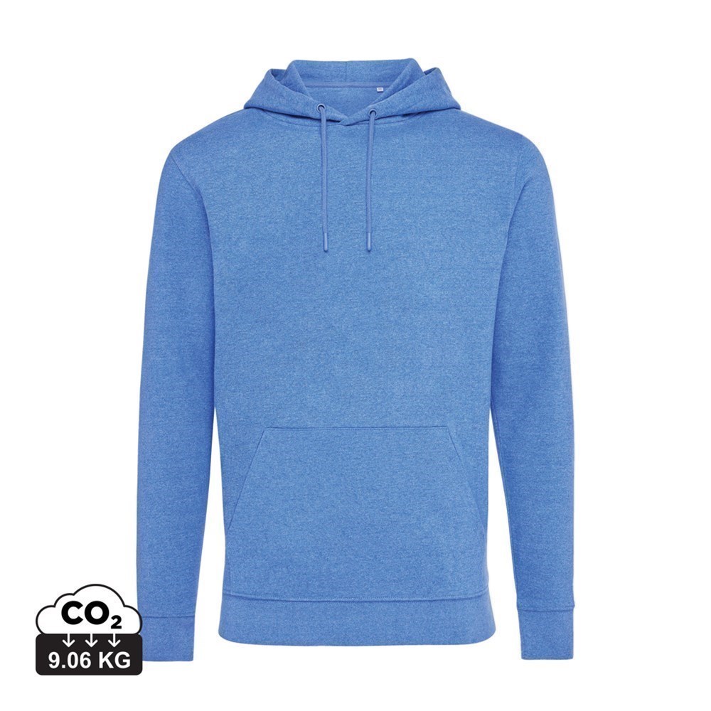 Iqoniq Torres gerecycled katoen hoodie ongeverfd