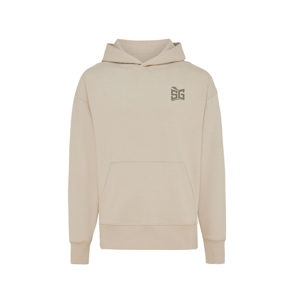 Iqoniq Yoho gerecycled katoen relaxed hoodie