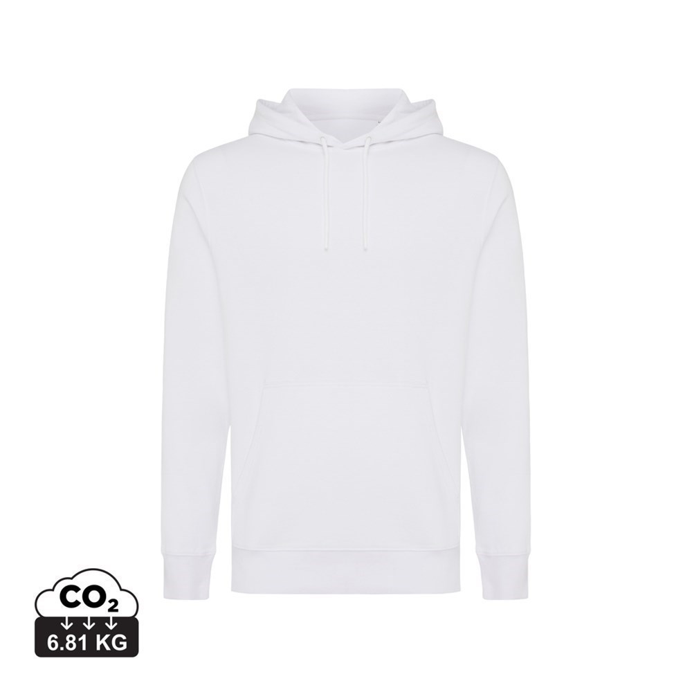 Iqoniq Rila lichtgewicht gerecycled katoen hoodie