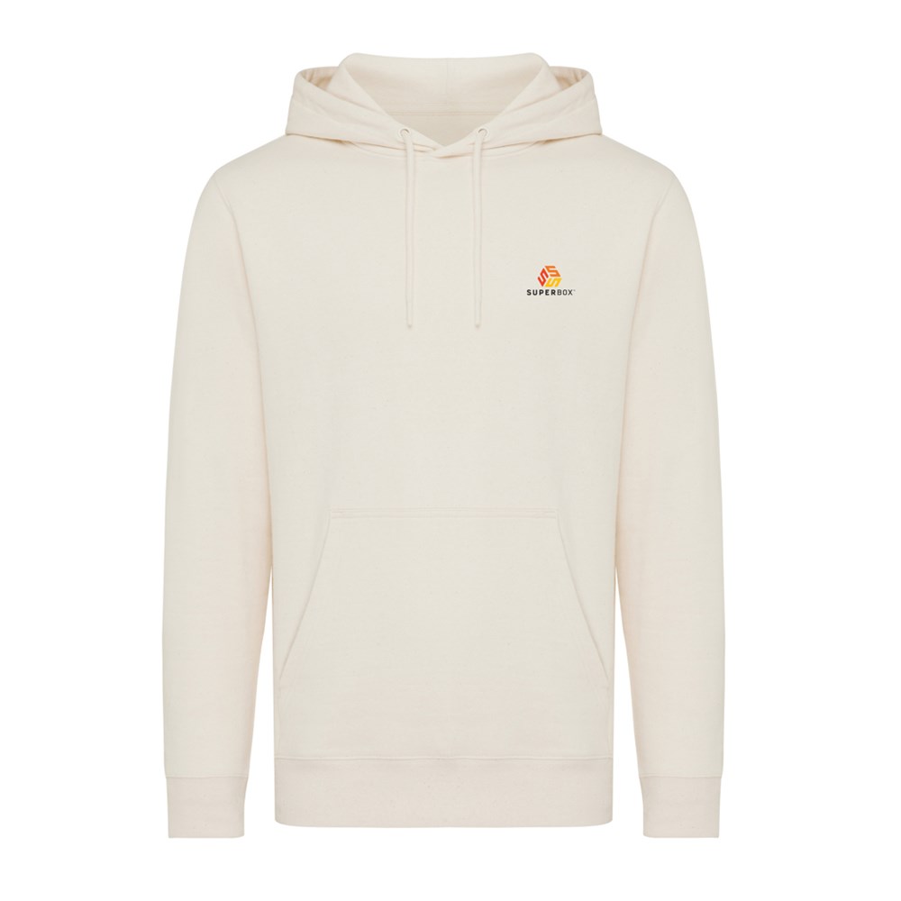 Iqoniq Rila lichtgewicht gerecycled katoen hoodie