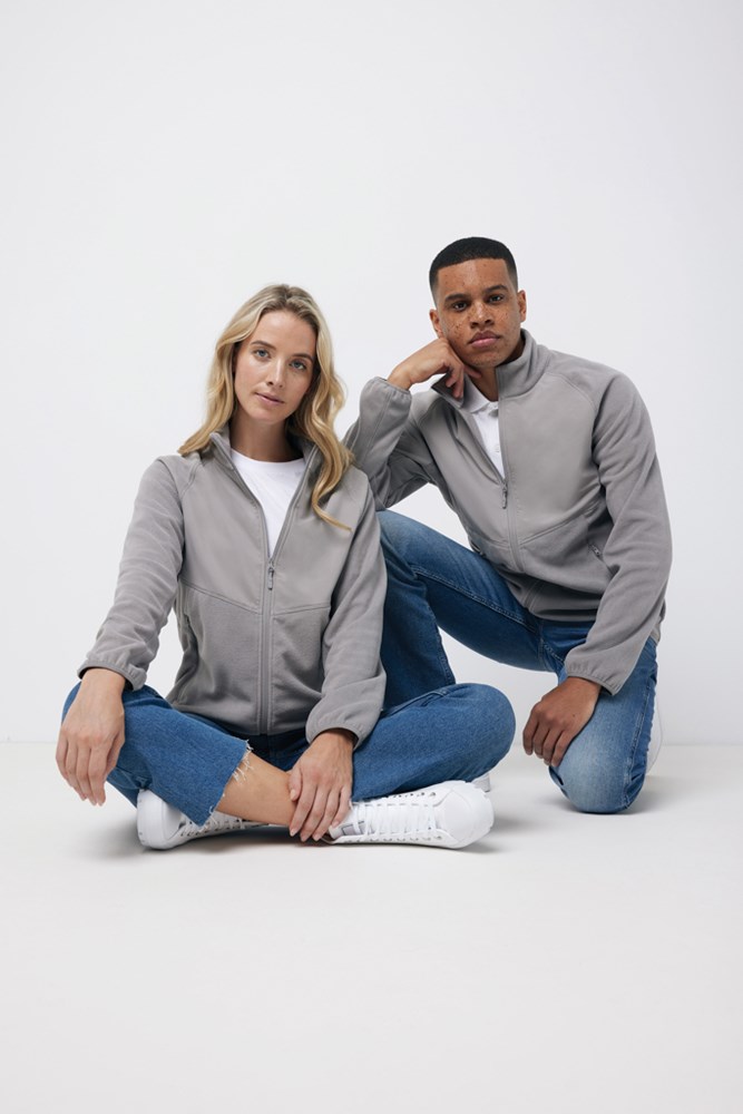 Iqoniq Talung gerecycled polyester fleece jas met rits