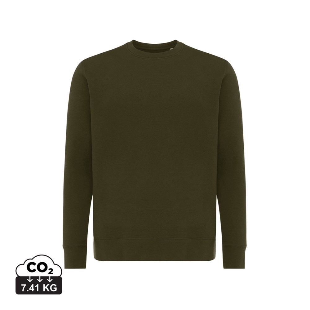 Iqoniq Etosha lichtgewicht gerecycled katoen sweater