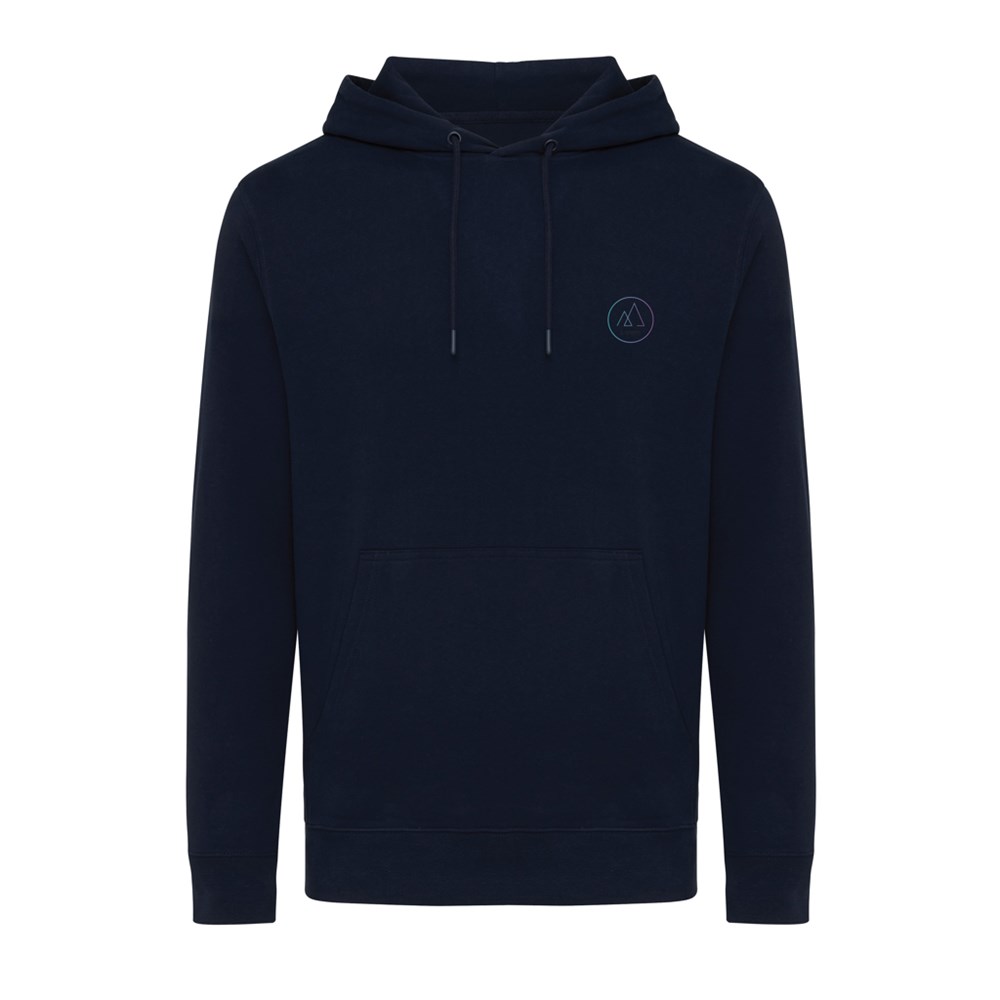 Iqoniq Rila lichtgewicht gerecycled katoen hoodie