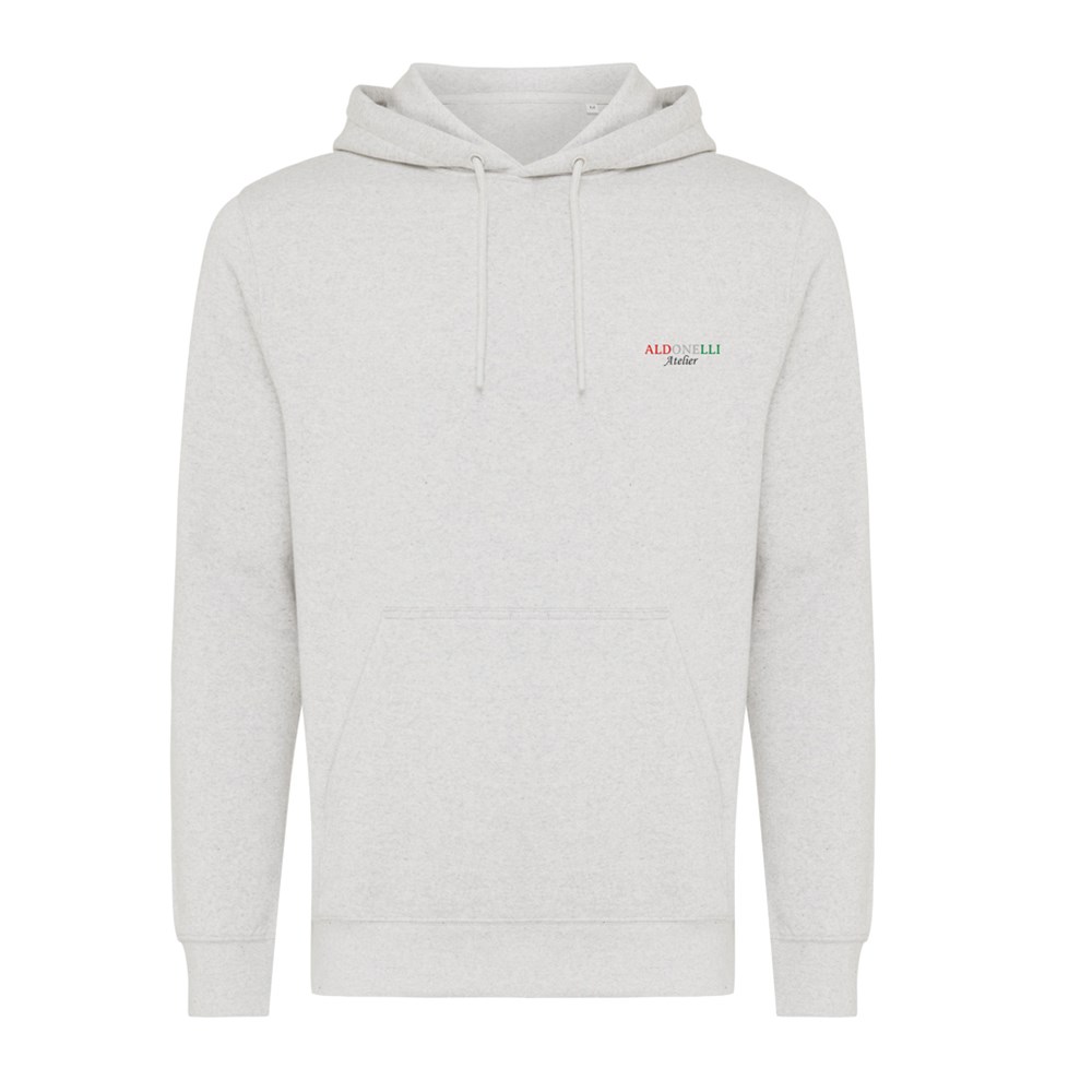 Iqoniq Rila lichtgewicht gerecycled katoen hoodie