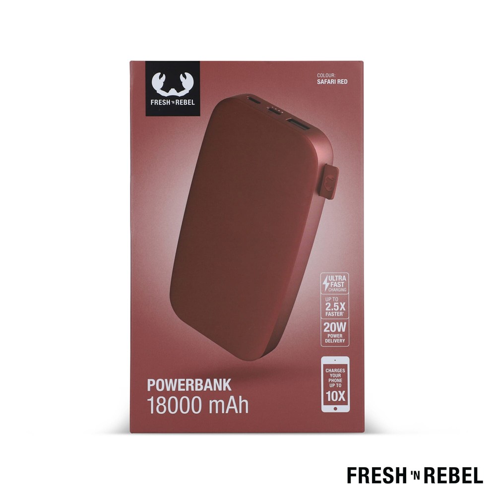 2PB18100 | Fresh 'n Rebel Powerbank 18000mAh USB-C Fast Charging 20W 2PB18100 | Fresh 'n Rebel Powerbank 18000mAh USB-C Fast Charging 20W