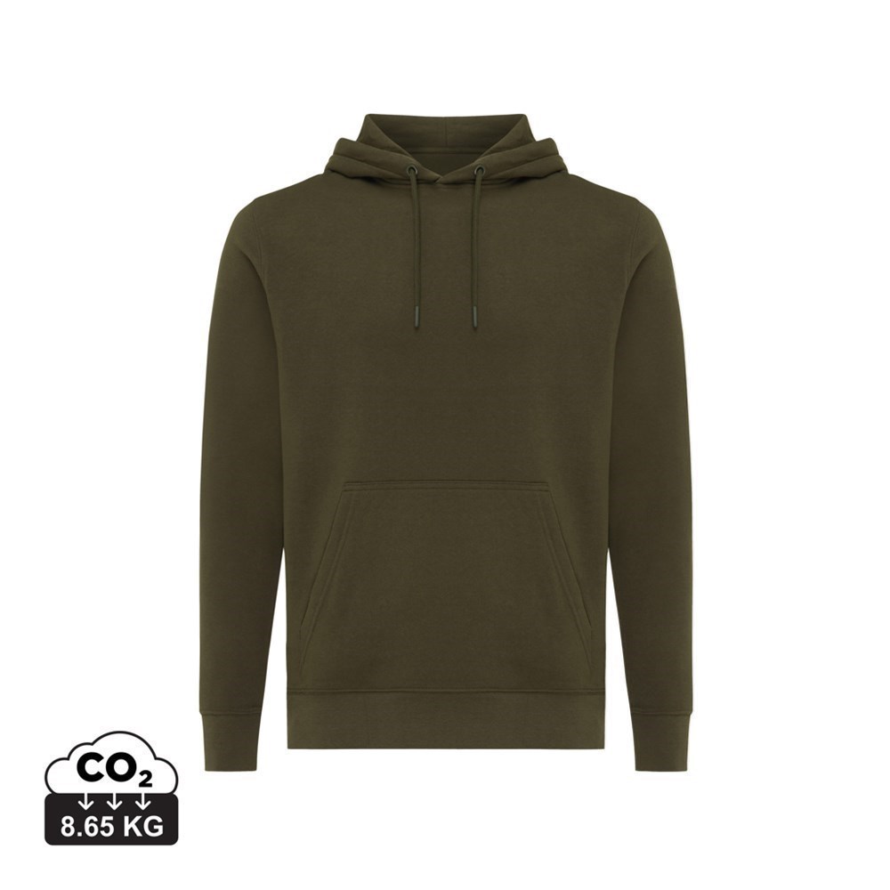 Iqoniq Rila lichtgewicht gerecycled katoen hoodie