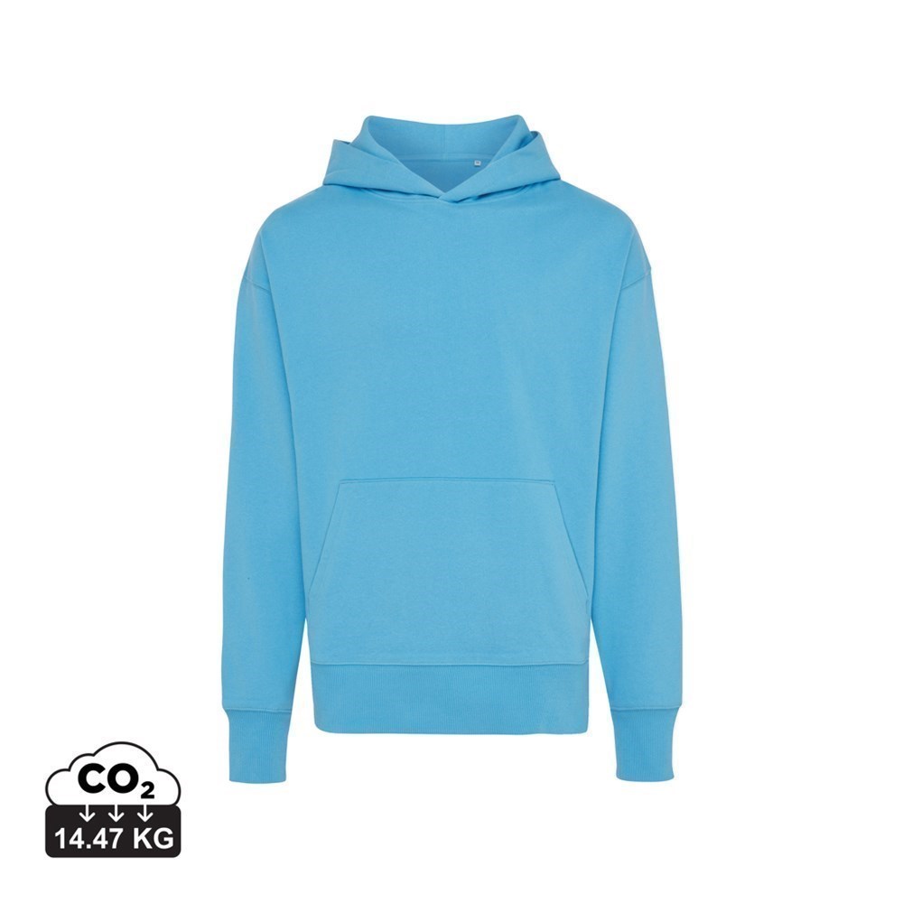 Iqoniq Yoho gerecycled katoen relaxed hoodie