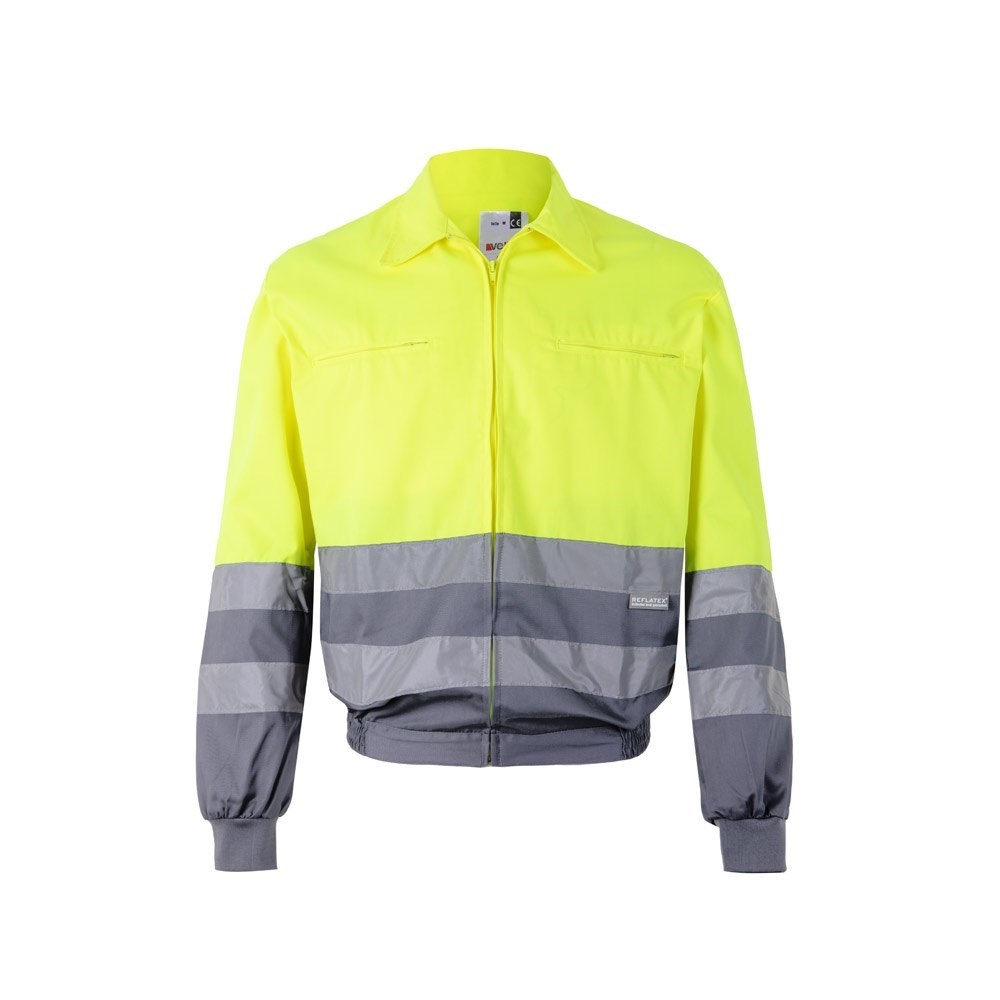 VL NEPTUNE. Tweekleurig twill jack (210g/m²) van polyester (80%) en katoen (20%)