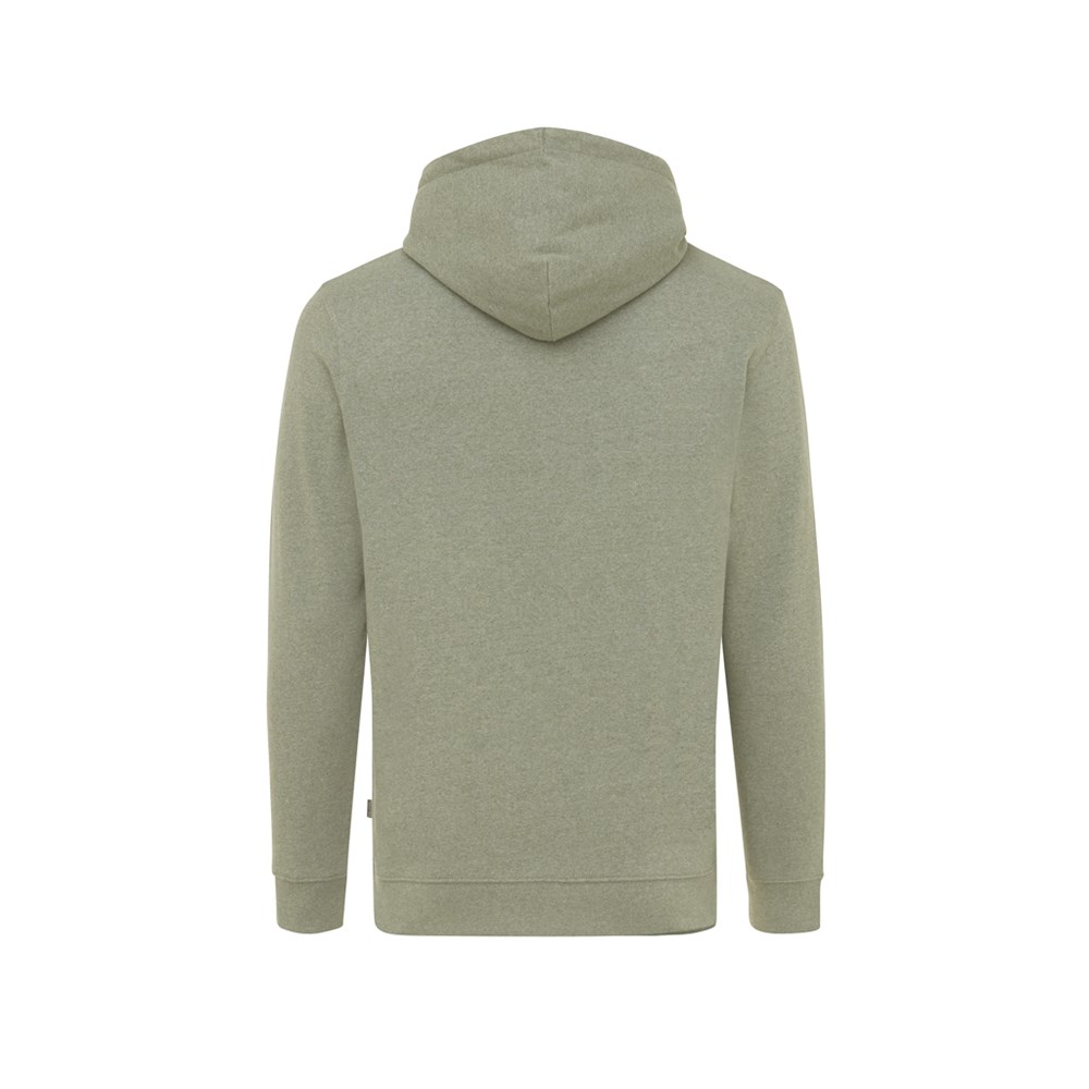 Iqoniq Torres gerecycled katoen hoodie ongeverfd