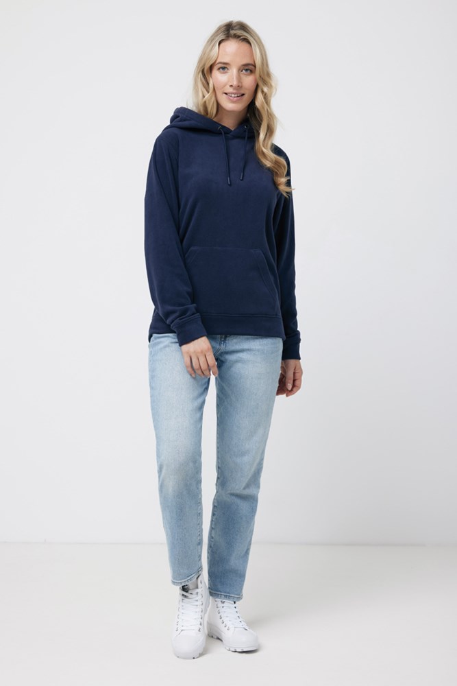 Iqoniq Trivor gerecycled polyester fleece hoodie