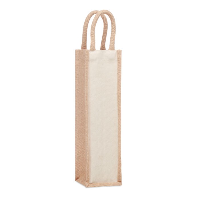 CAMPO DI VINO - Jute wijntas voor 1 fles
