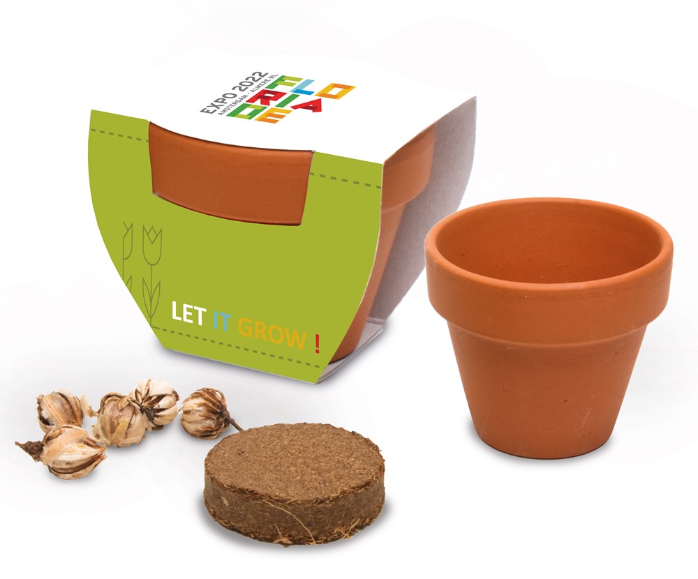 Terracotta pot standaard, Aardbei