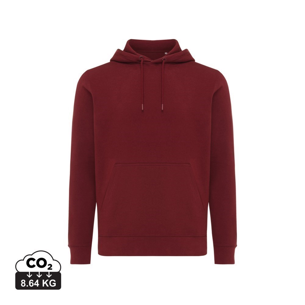 Iqoniq Rila lichtgewicht gerecycled katoen hoodie