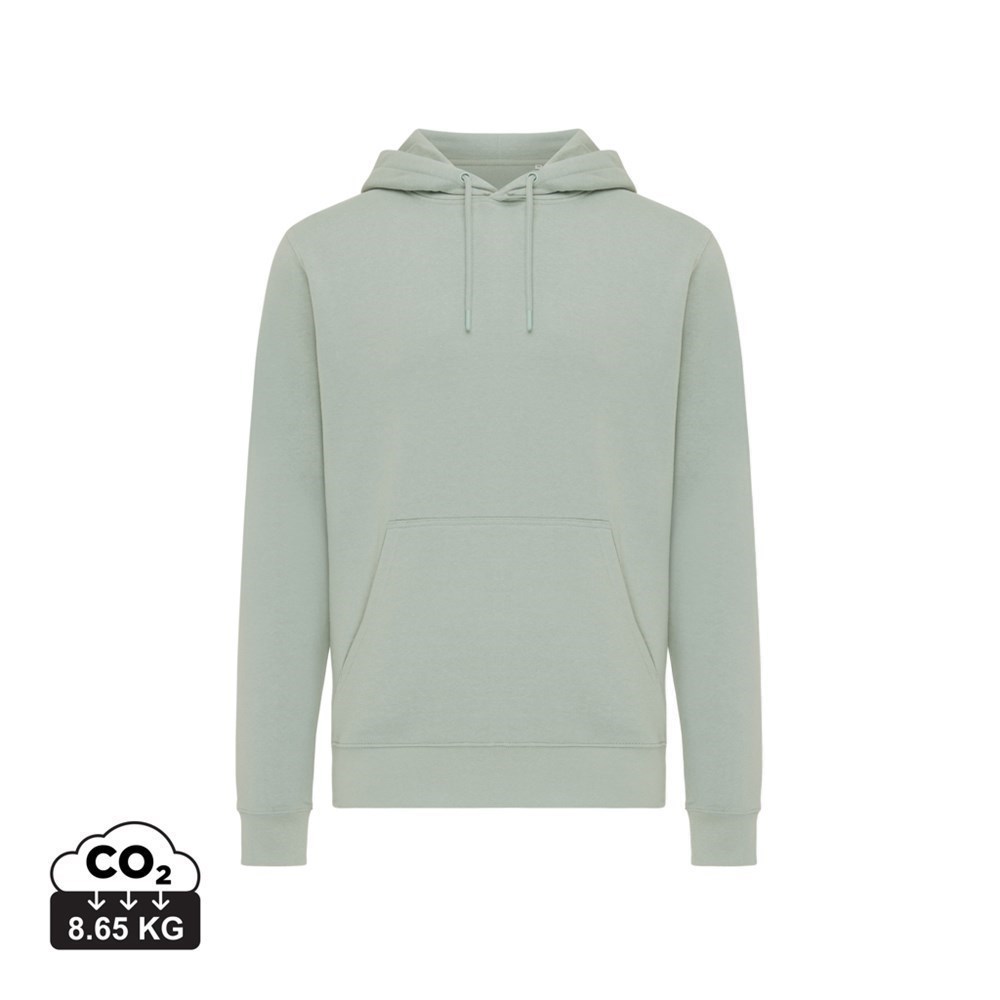 Iqoniq Rila lichtgewicht gerecycled katoen hoodie