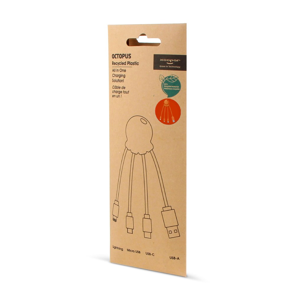2087 | Xoopar Eco Octopus Charging cable 2087 | Xoopar Eco Octopus Charging cable