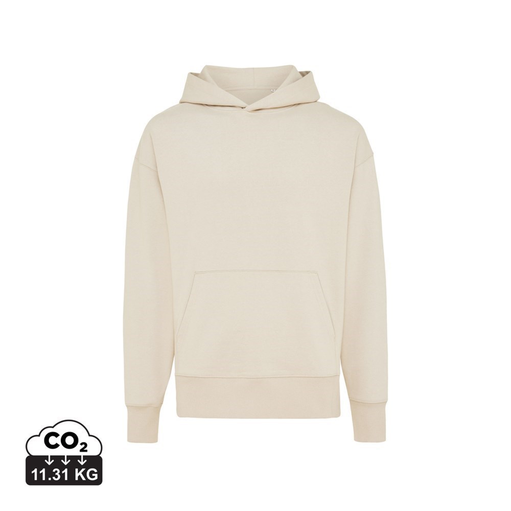 Iqoniq Yoho gerecycled katoen relaxed hoodie