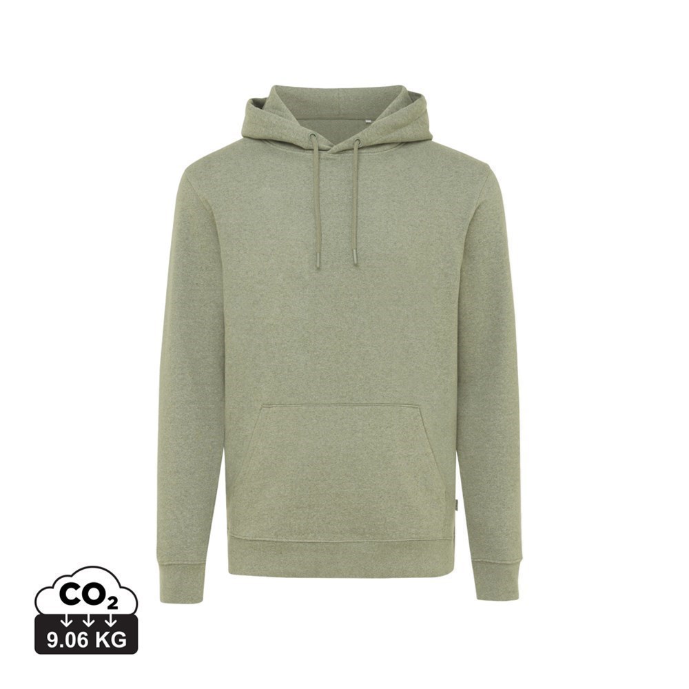 Iqoniq Torres gerecycled katoen hoodie ongeverfd