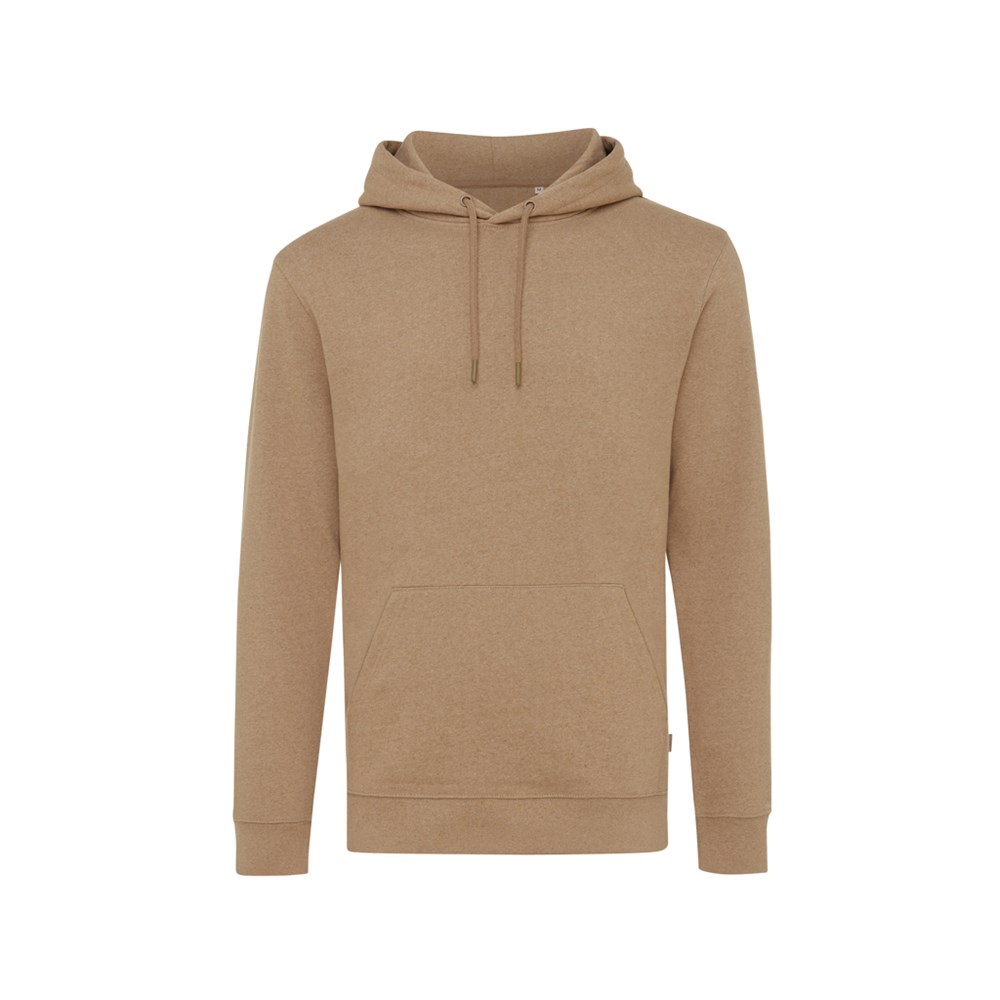 Iqoniq Torres gerecycled katoen hoodie ongeverfd