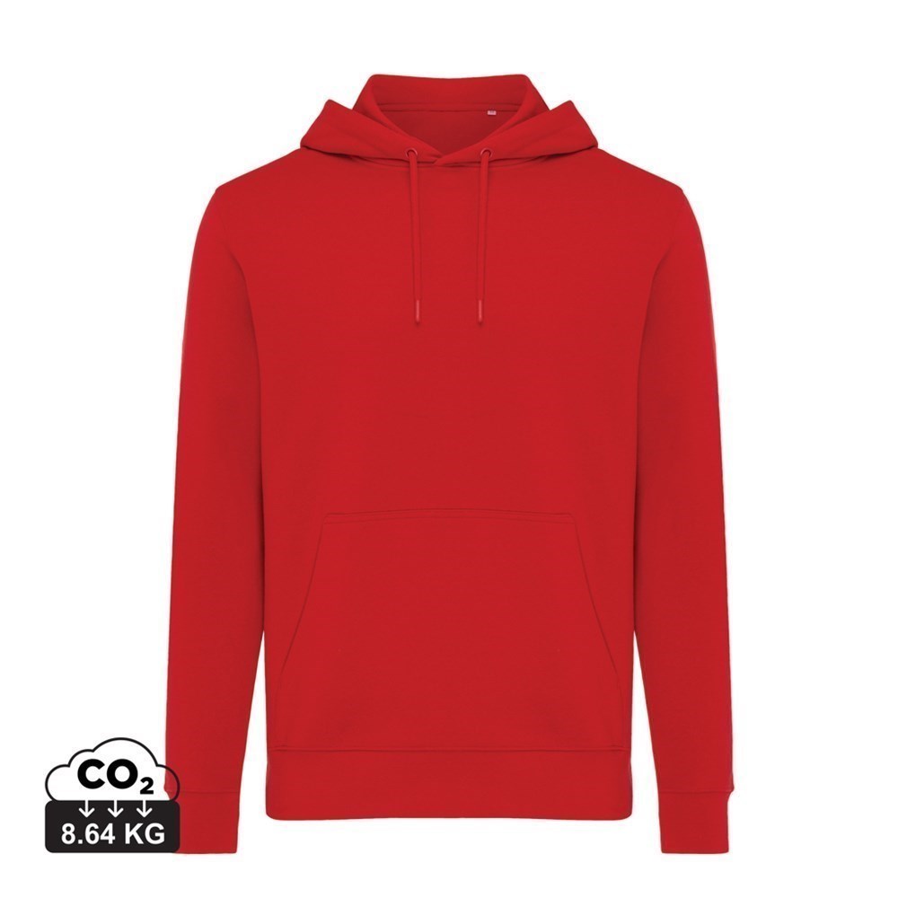 Iqoniq Rila lichtgewicht gerecycled katoen hoodie