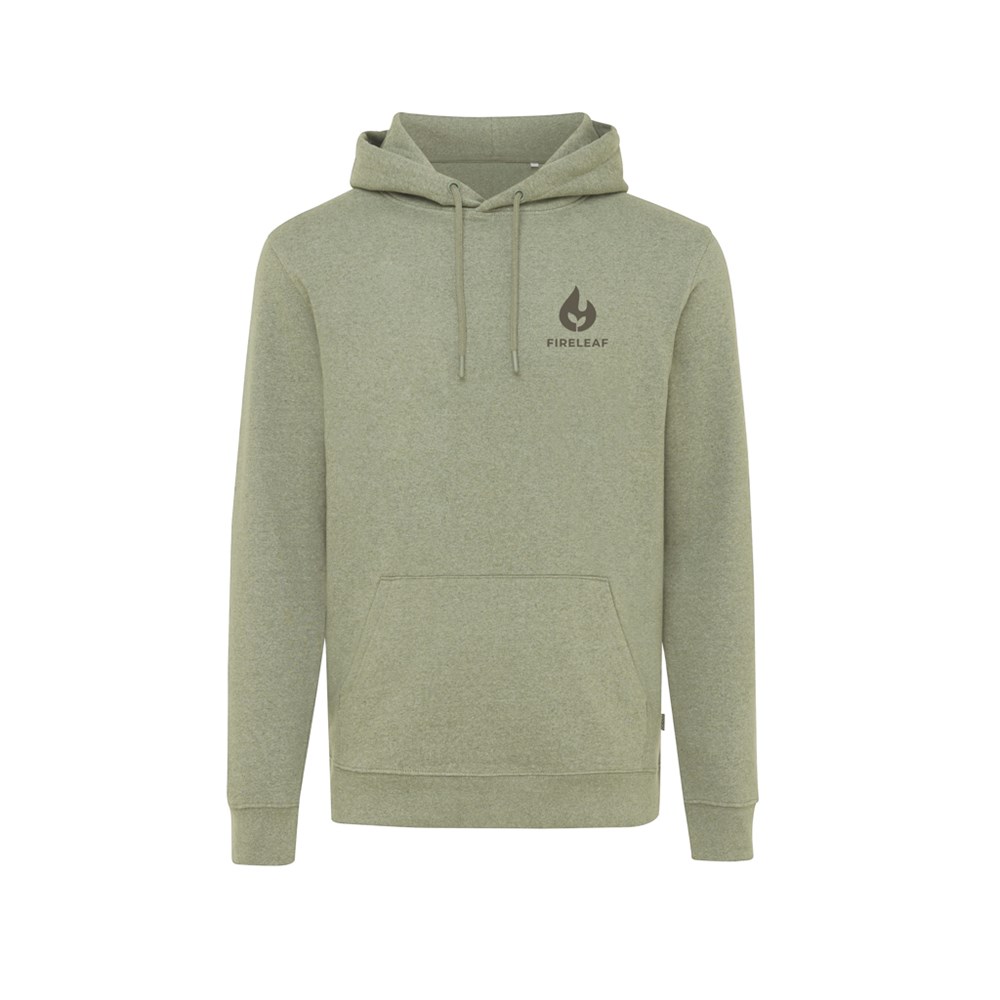 Iqoniq Torres gerecycled katoen hoodie ongeverfd