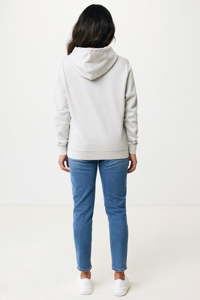 Iqoniq Rila lichtgewicht gerecycled katoen hoodie