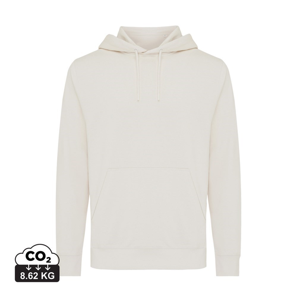 Iqoniq Rila lichtgewicht gerecycled katoen hoodie