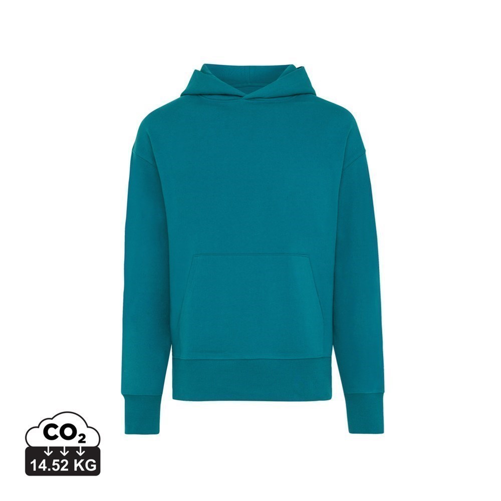 Iqoniq Yoho gerecycled katoen relaxed hoodie