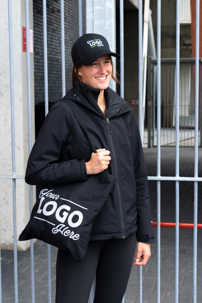 Katoenen tas met lange hengsels, 140 gr/m²