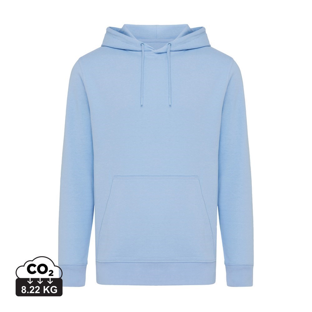 Iqoniq Rila lichtgewicht gerecycled katoen hoodie