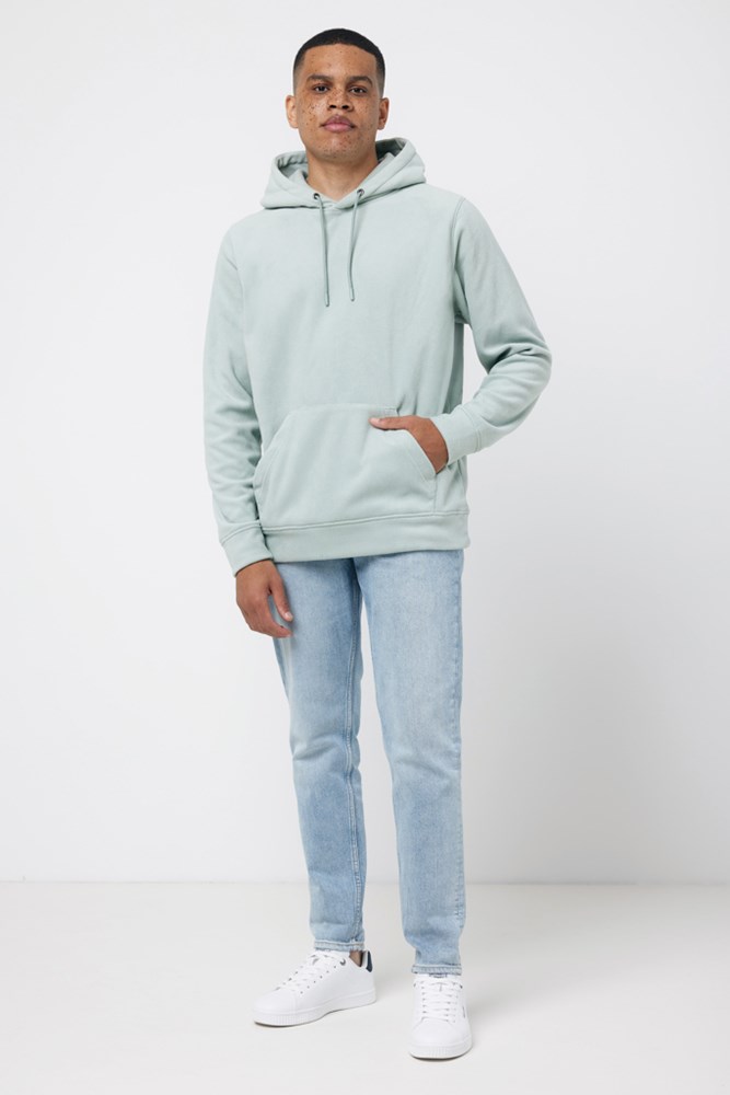 Iqoniq Trivor gerecycled polyester fleece hoodie