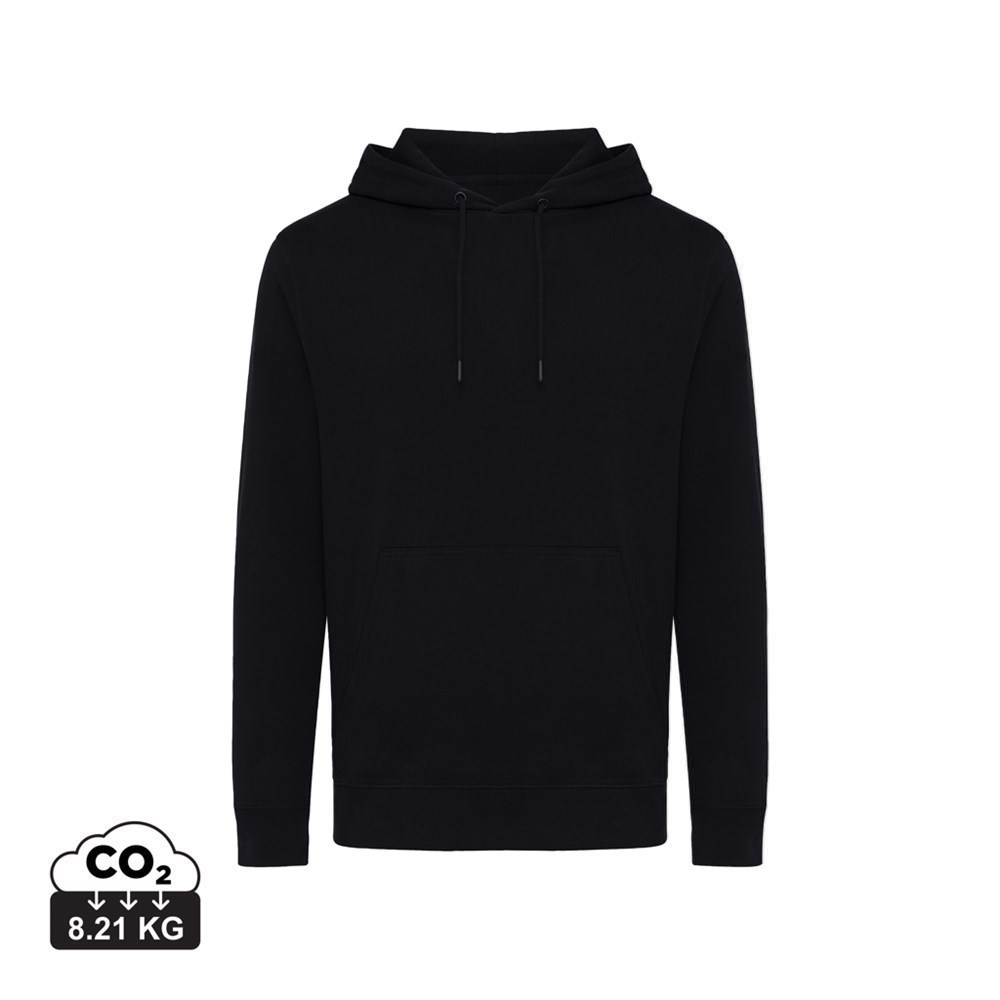 Iqoniq Rila lichtgewicht gerecycled katoen hoodie