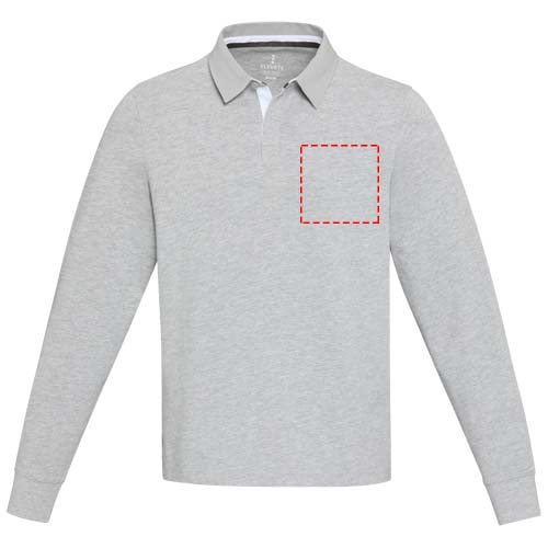 Clyde unisex organic rugbypolo sweatshirt 