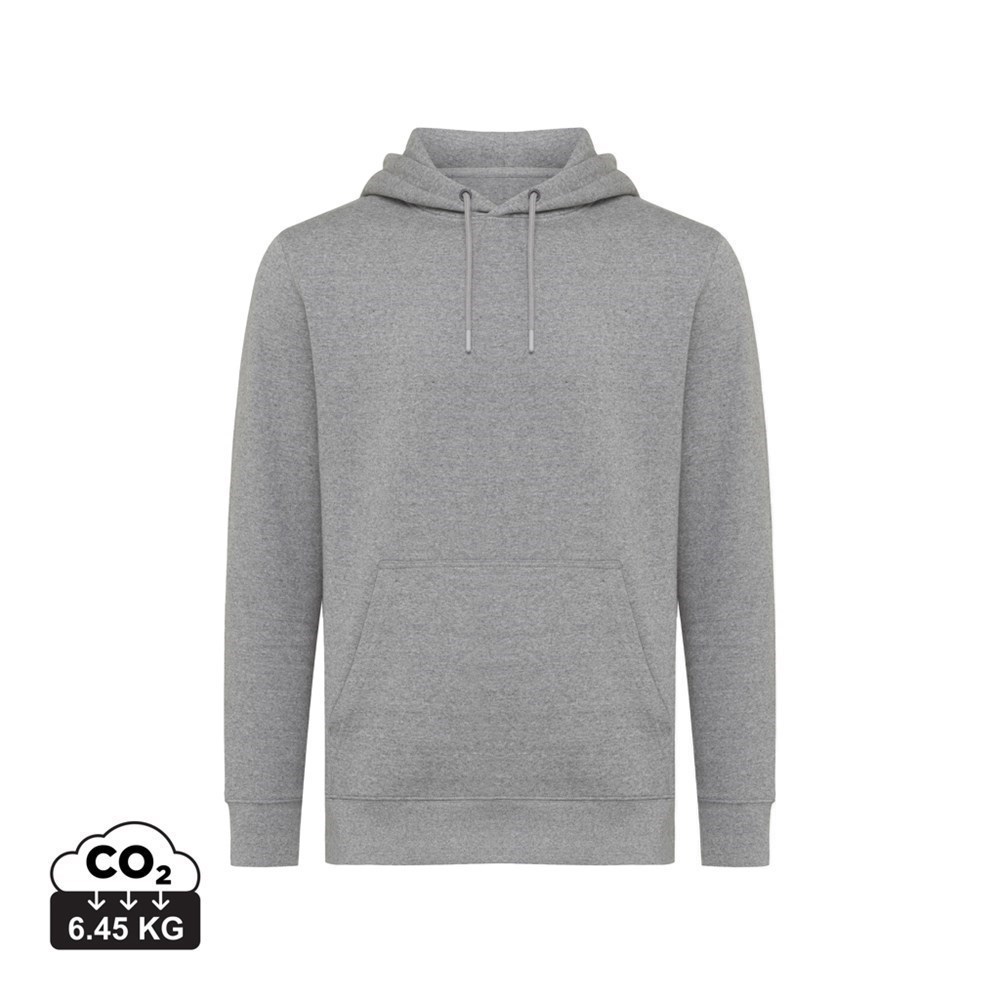 Iqoniq Rila lichtgewicht gerecycled katoen hoodie