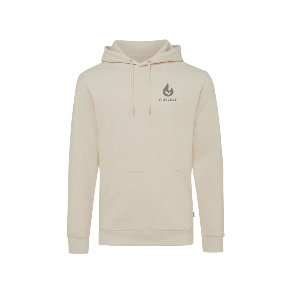 Iqoniq Torres gerecycled katoen hoodie ongeverfd