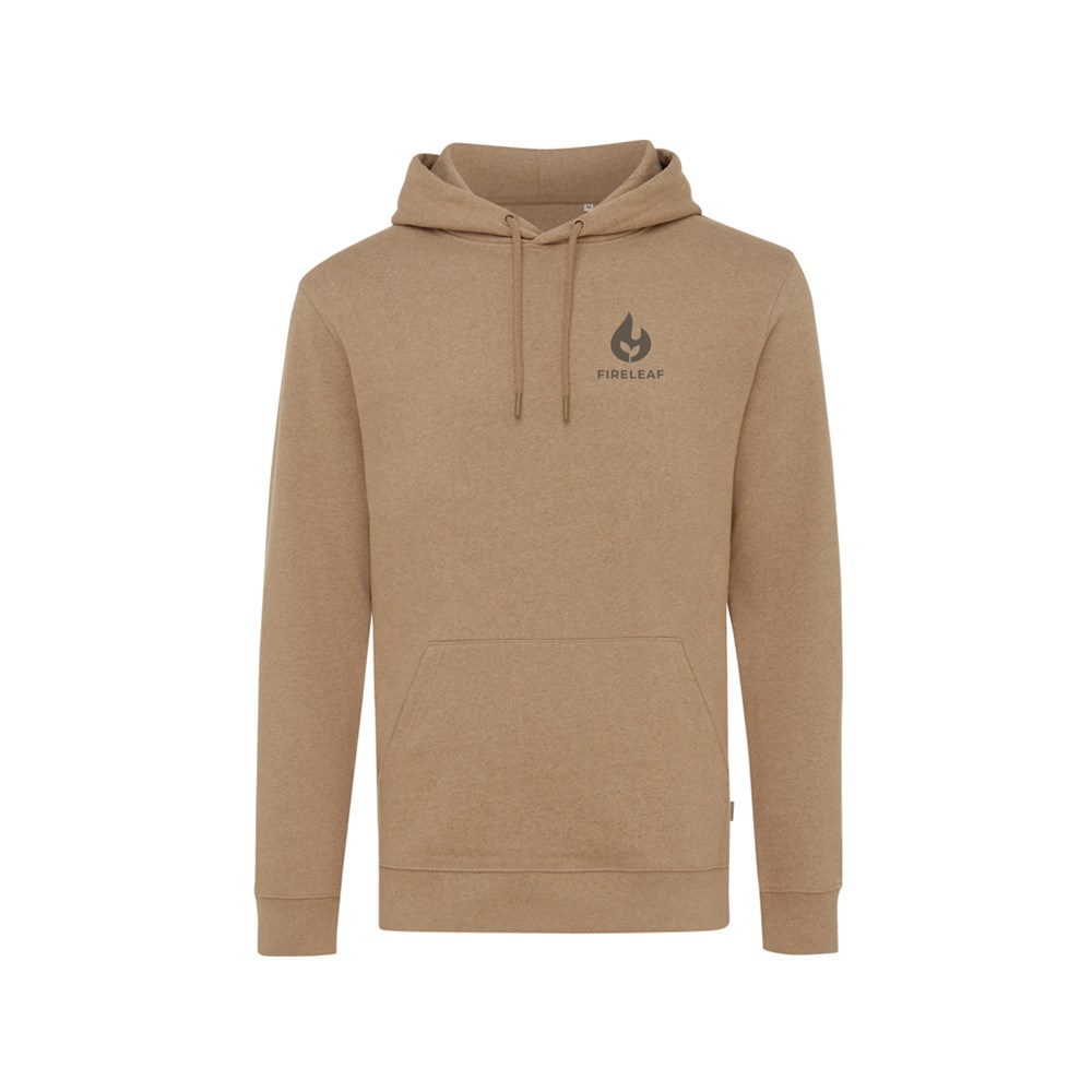 Iqoniq Torres gerecycled katoen hoodie ongeverfd